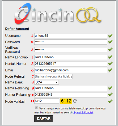 Daftar
